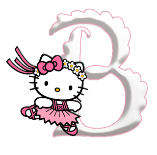 Abecedario de Hello Kitty Ballerina.