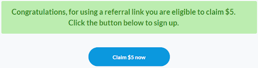 Claim your referral bonus