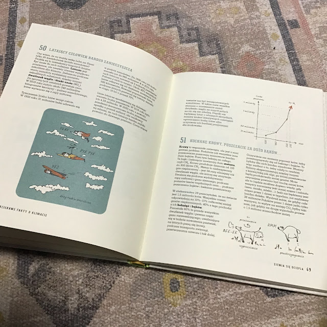 „123 superciekawe fakty o klimacie” Mathilda Masters, Louize Perdieus, Nasza Księgarnia, ważna książka dla dzieci o zmianach klimatu