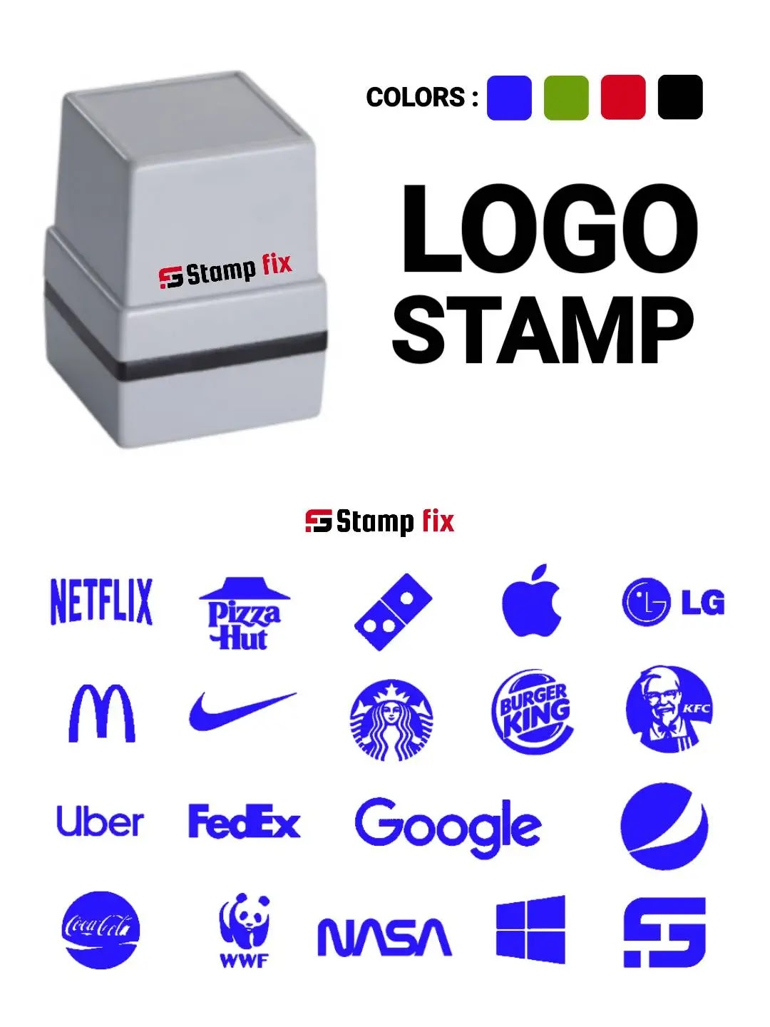 custom Logo stamp, Self ink stamp, pre ink stamp, sun stamp, rubber stamp, nylon stamp, polymer stamp