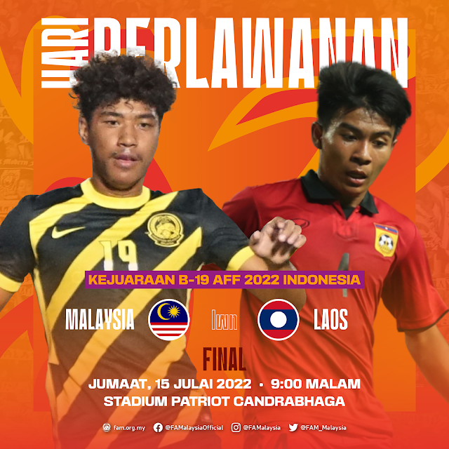 Live Streaming Malaysia vs Laos AFF U19