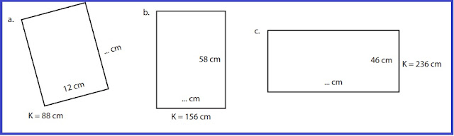 Soal Matematika Kelas 4 SD Mencari Keliling Persegi Panjang