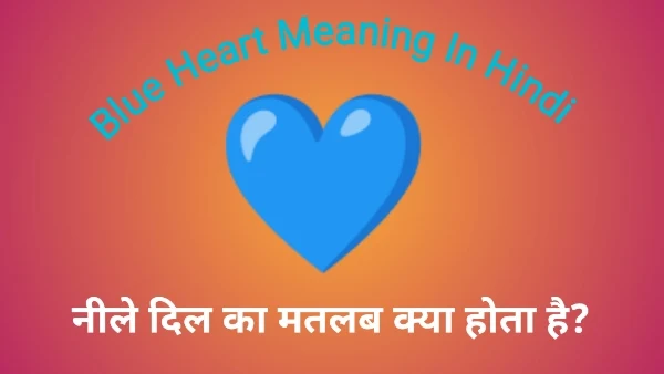 Blue Heart Meaning In Hindi नीले दिल का मतलब क्या होता है?