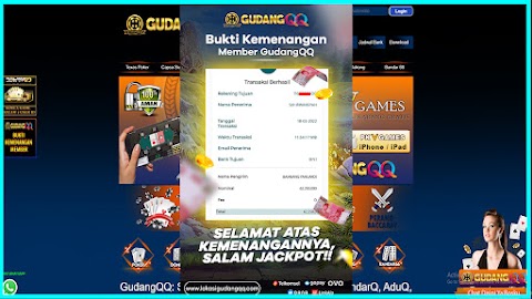 Selamat Kepada Member Setia GudangQQ WD sebesar Rp. 62.250.000.-