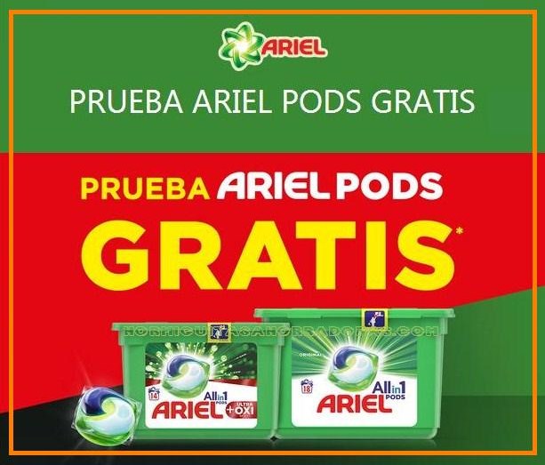 50.000 packs de Ariel Pods gratis