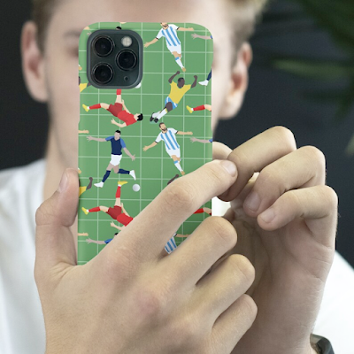 Messi, Mbappe, Lewandowski, and Pele Special Iphone Case