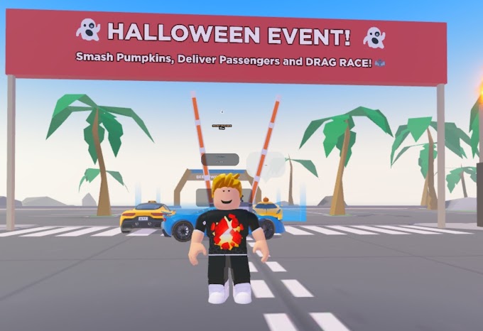 Halloween Event in Taxi Boss Game of ROBLOX