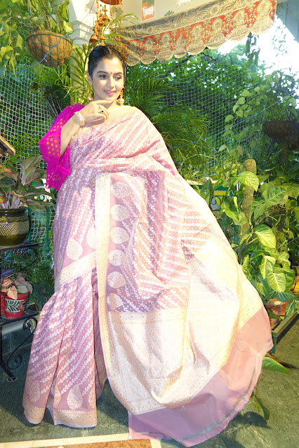 Banarasi cotton saree