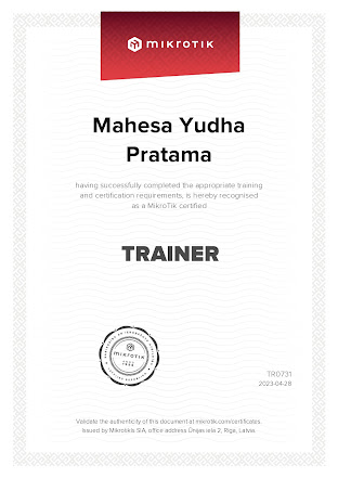 MikroTik Trainer Certificate