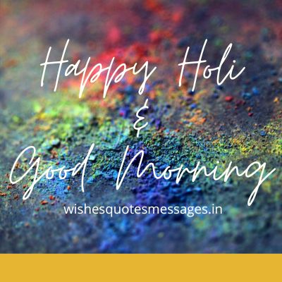 happy holi good morning image download