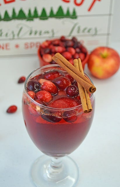 Cranberry Apple Mimosas