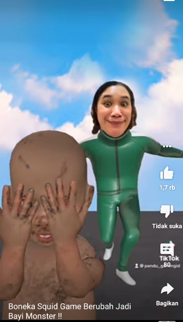 Nama Filter Bayi Squid Game Yang Lagi Viral di Tiktok dan Cara Mendapatkannya