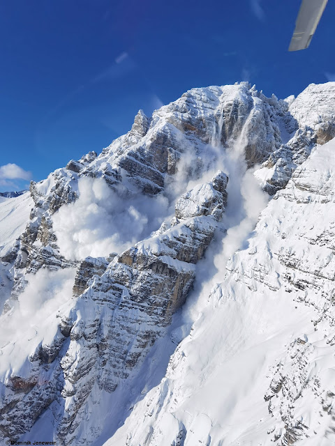 Lawinensprengung oberhalb des Skigebiets Schlick 2000 in den Kalkkögeln. (Foto: 03.02.2022)