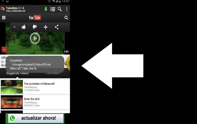 تنزيل تطبيق TubeMate apk لتحميل فيديو اليوتيوب بضغطة واحدة