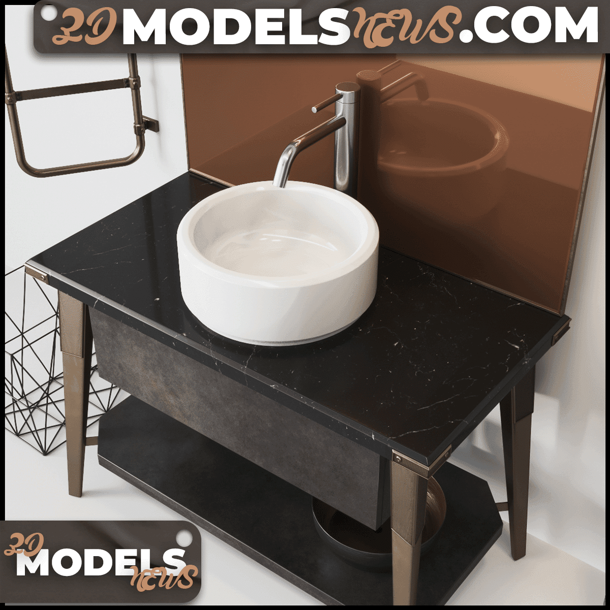 Bathroom Furniture Model Diesel Scavolini Wash Basin 2