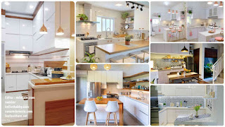 Gambar desain kitchen set minimalis
