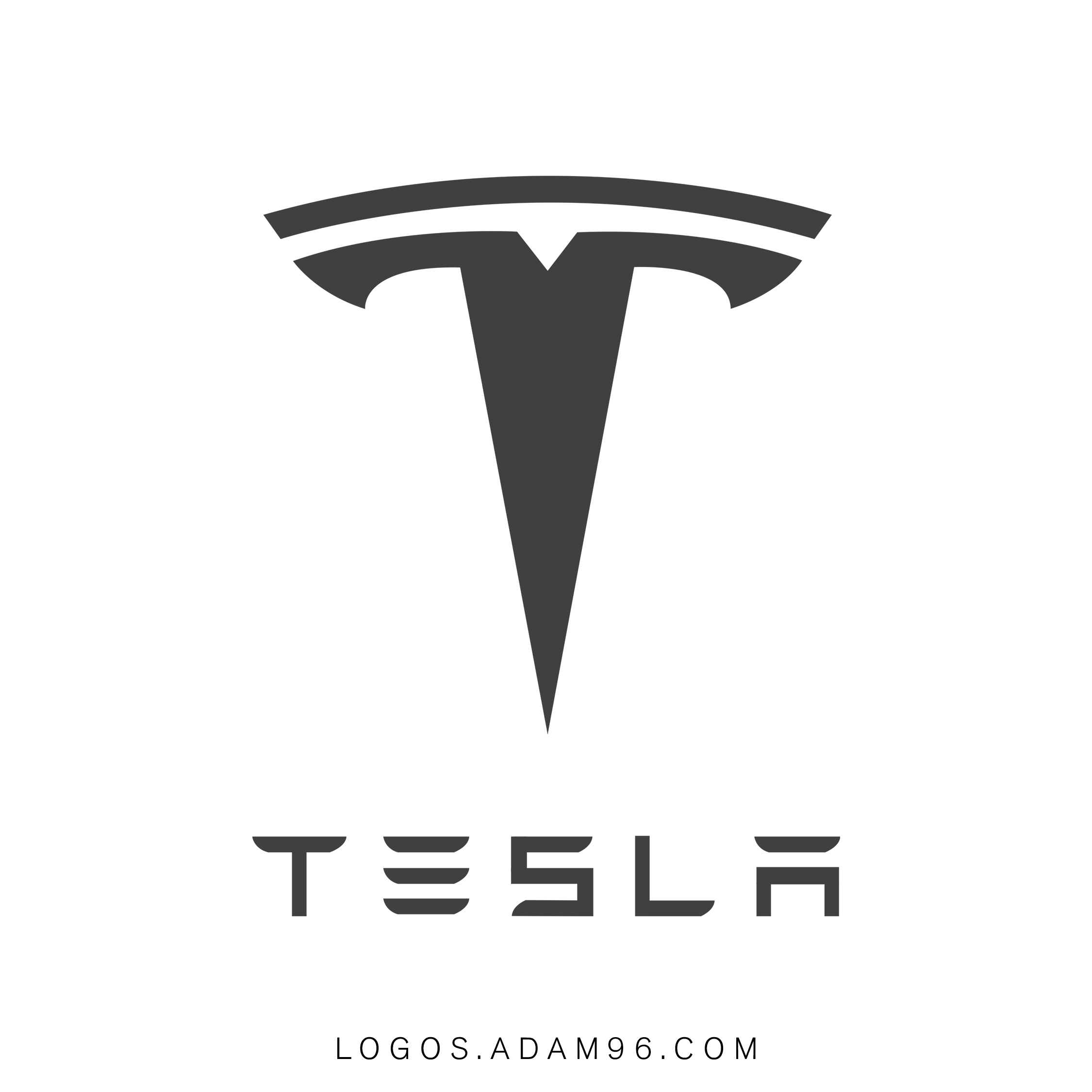 LOGO Tesla Motors PNG PDF