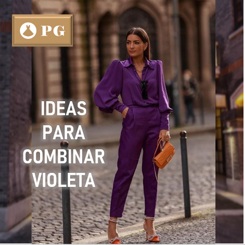 ideas para combinar violeta