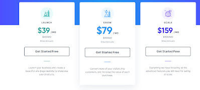 Sam cart Pricing table