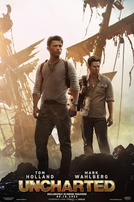 Uncharted 2022 movie poster