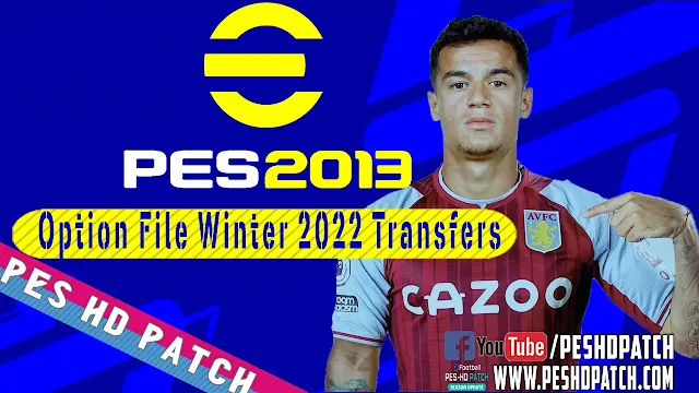 PES 2013 Option File Winter 2022 Transfers