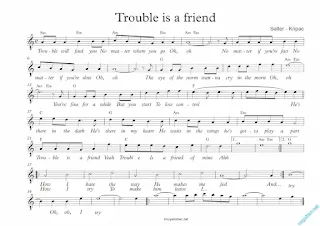 chord trouble is a friend {53}