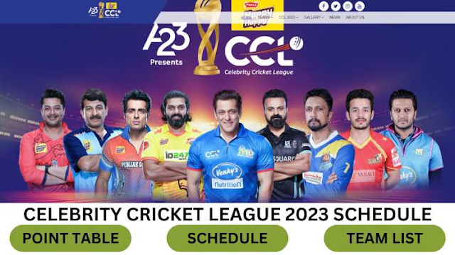 Celebrity cricket league 2023