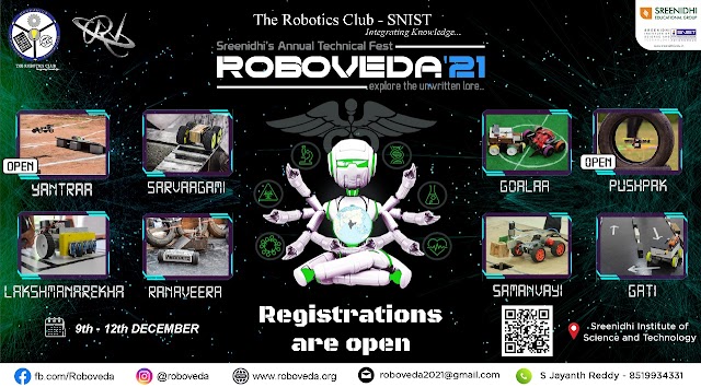 Sreenidhi's Annual Technical Fest Roboveda'21