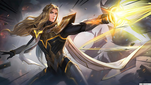 lancelot swordmaster hero skin mobile legends wallpaper hd