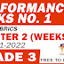 GRADE 3 - 2ND QUARTER PERFORMANCE TASKS NO. 1 (Weeks 1 - 2) All Subjects