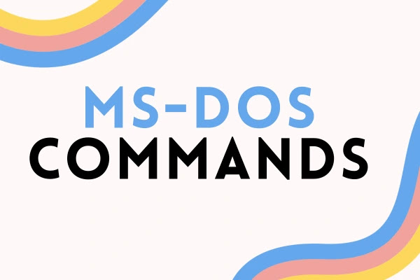 MS-Dos Commands List