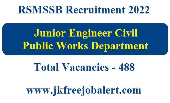 Junior Engineer Civil New Vacancy