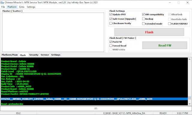 CM2 Dongle Read