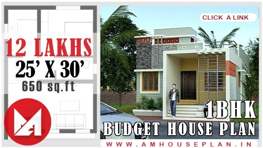 25 x 30 Perfect 1bhk house plan under 700 square feet