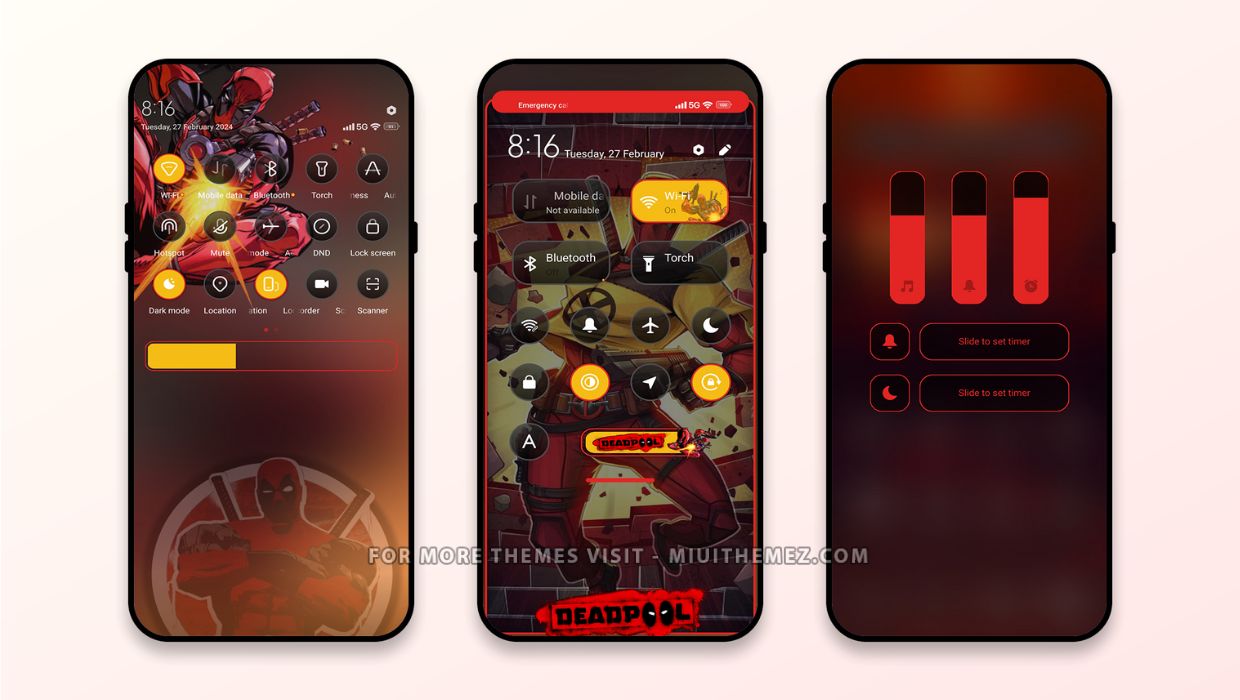 Deadpool Theme for MIUI and HyperOS Devices