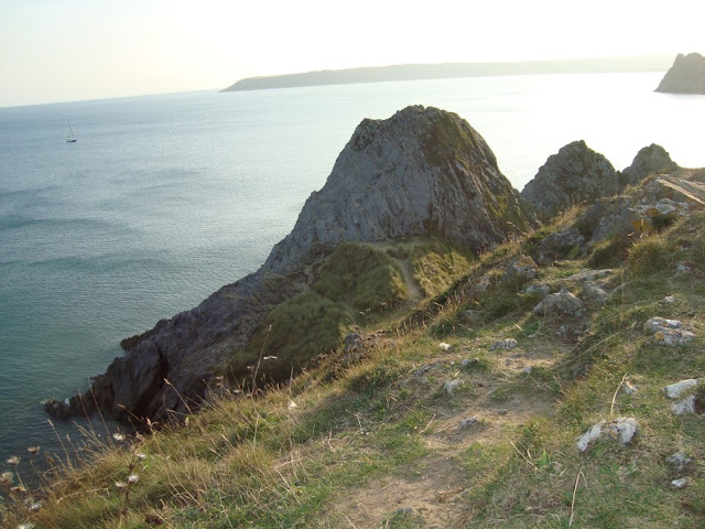 Three Cliffs Bay from the Top