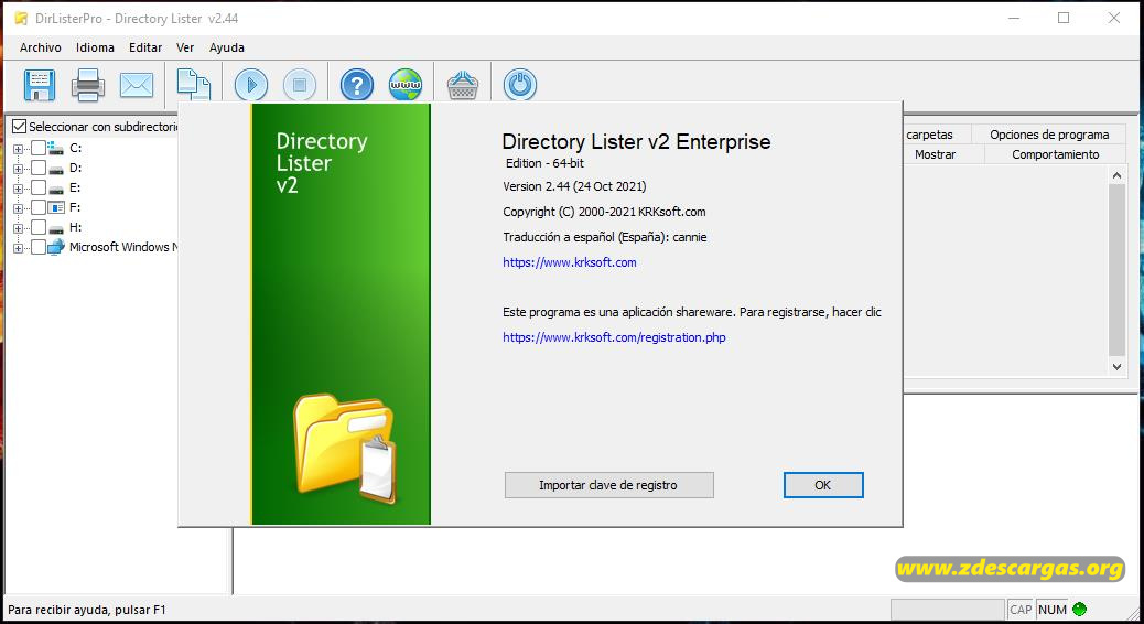 Directory Lister Pro 2021 Full Español