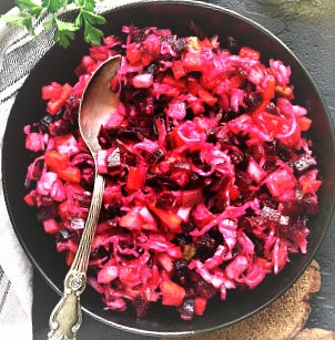 Beetroots salad and beetroot juice boost hemoglobin levels.