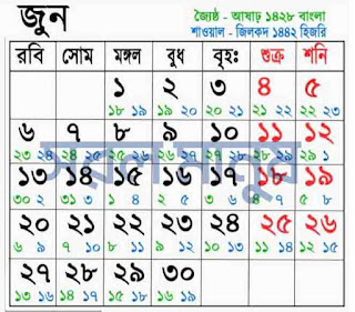 আজকের বাংলা তারিখ  2022 / আজকের বাংলা তারিখ 1428