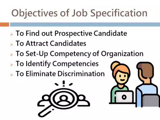 Job Specification meaning, objective, defination