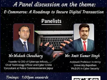 Notice: Panel Discussion on the theme E-Commerce Privacy: Roadmap for Secure Digital Transactions