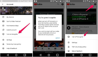 How to activate incognito mode on YouTube, read here