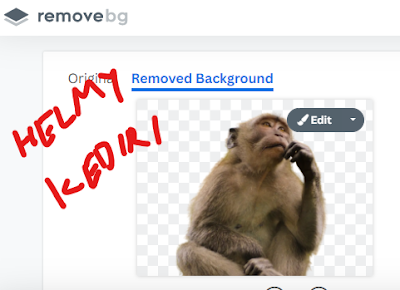 hapus backgroud gambar dengan removebg