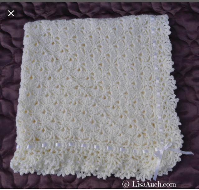Crochet baby blanket pattern FREE