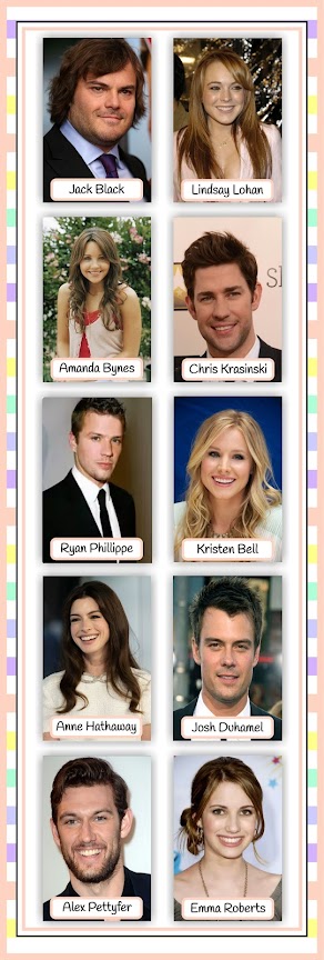 My Favorite Actors/Actresses