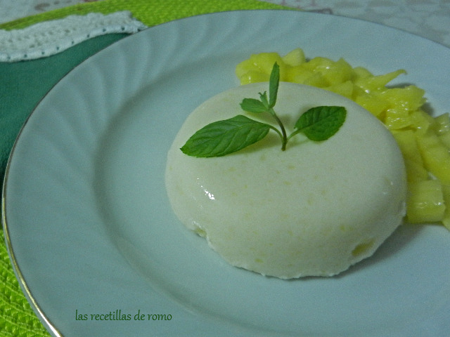 Panna Cotta de mango