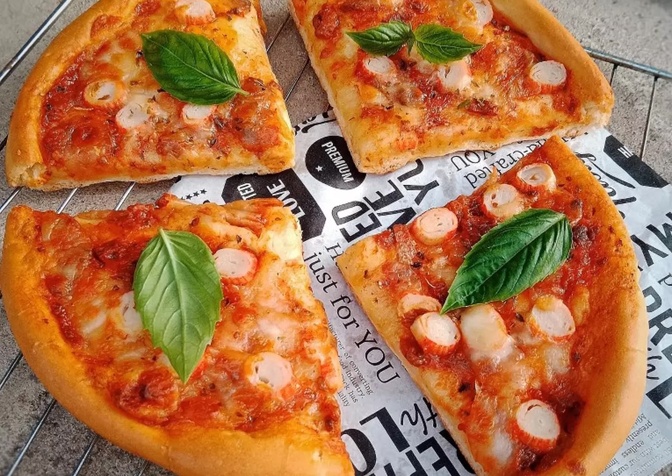 Resep Pizza Crab Stik