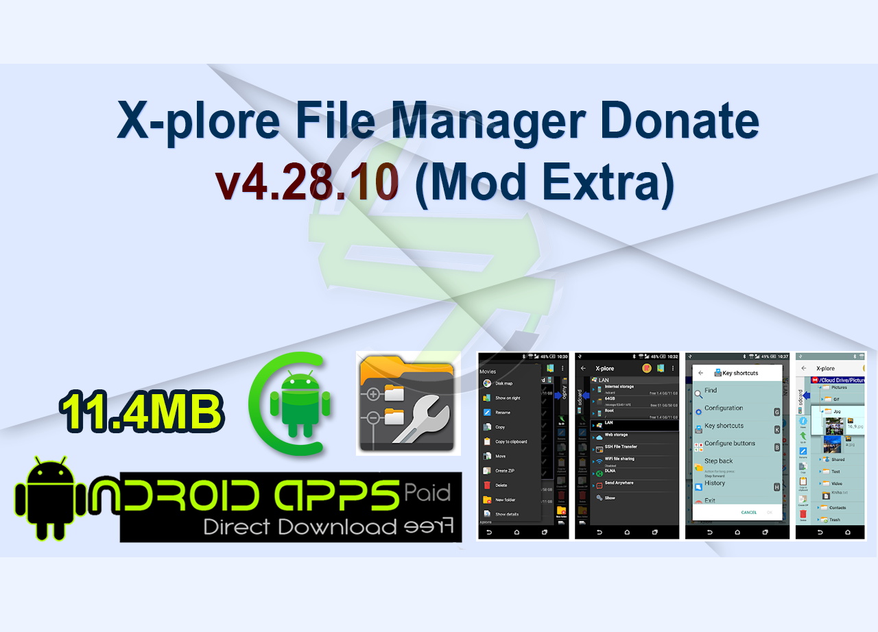 X-plore File Manager Donate v4.28.10 (Mod Extra)