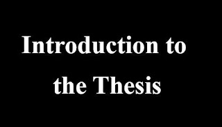 Introduction to the Thesis