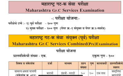 MPSC group c syllabus in Hindi